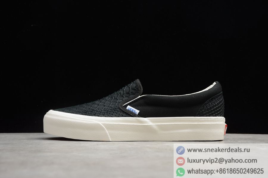 Vans OG Classic Slip-On Canvas Black VN0A3MU6VLK Unisex Skate Shoes